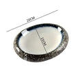 Axyaa Stone Pattern Ceramic Sushi Bowl Set for Restaurant Dining