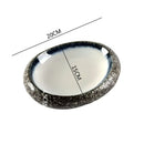 Axyaa Stone Pattern Ceramic Sushi Bowl Set for Restaurant Dining