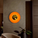 Axyaa Round LED Circle Wall Lamp: Danish Design for Living Room, Bedroom, Office