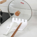Axyaa Spoon Rests Lid Holder Spatula Stand Non-slip Kitchen Organizer