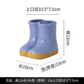 Axyaa Cartoon Boots Flower Pot | Crude Pottery Garden Vase for Floral Arrangements