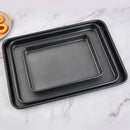 Axyaa Stainless Steel Non-Stick Baking Tray for Bread Cake Loaf Pan BBQ Plate