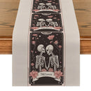 Axyaa Watercolor Plants Table Runner - Wedding & Dining Decoration