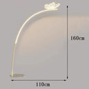 Axyaa LED Floor Lamp | Remote Control Dimming | Minimalist Nordic Ins Style