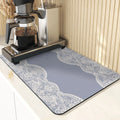 Axyaa Stripe Print Kitchen Drying Mat - Stylish & Absorbent Bar Decoration and Mouse Pad