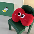 Axyaa Big Eyes Red Apples Pillows Sofas Plush Dolls - Christmas Birthdays Gifts