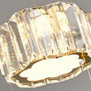 Axyaa Luxury Crystal Chandelier Pendant Light for Living and Dining Room