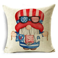 Axyaa Independence Day Pillowcase for Sofa, Car, Office - Creative & Simple Lumbar Cushion Cover