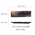 Axyaa 11 inch Ceramic Sushi Plate Saury Barbecue Sashimi Plate Square Tableware