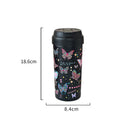 Axyaa Butterfly Stainless Steel Tumbler with Filter Straw