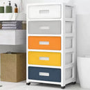 Axyaa 3-6 Tier Storage Cabinet for Living Room/Bedroom/Study, Modern & Space-Saving Organizer
