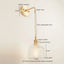 Axyaa Minimalist LED Wall Lamp with Pull Chain Switch