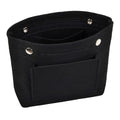 Axyaa Small Felt Organizer: Multi-Functional Cosmetic Bag for Handbag and Travel Essentials