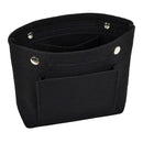 Axyaa Small Felt Organizer: Multi-Functional Cosmetic Bag for Handbag and Travel Essentials