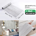 Axyaa Wood Grain Peel and Stick Flooring Tiles, Removable Sticker, 118'' X 15.7''