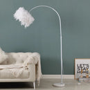 Axyaa Feather Floor Lamp - Nordic Minimalist Luxury Light for Bedroom Living Room