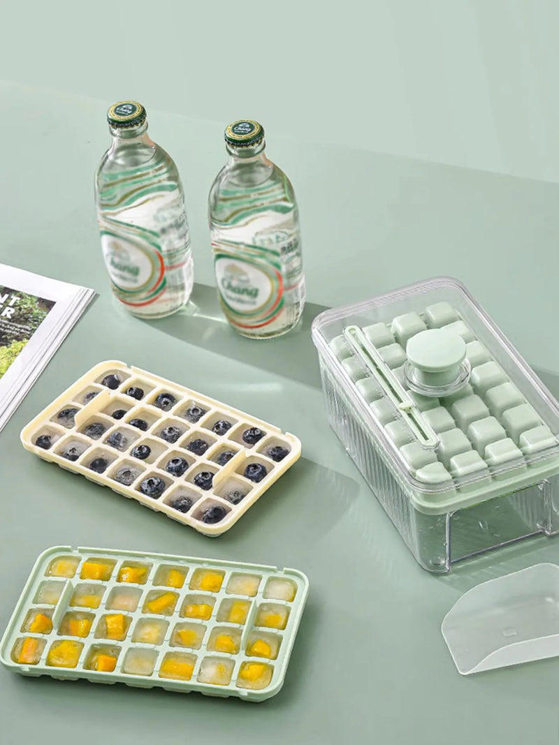 Axyaa Easy-Release High-Color Ice Box - Food-Grade Storage Mold