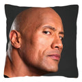 Dwayne Johnson Rock Face Cushion Cover for Sofa by Axyaa - Home Decor Pillowcase