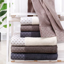 Axyaa 3-Piece Cotton Towel Set: Large Bath, 2 Hand Towels - Soft, Plush & Absorbent
