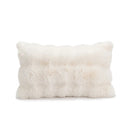 Axyaa Faux Rabbit Fur Pillow Cover for Sofa, Bed, or Chair - Soft, Fluffy, Decorative