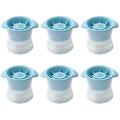 Axyaa Silicone Sphere Ice Mold Set - Slow Melting Whiskey Ice Ball Tray
