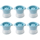 Axyaa Silicone Sphere Ice Mold Set - Slow Melting Whiskey Ice Ball Tray
