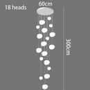 Axyaa Staircase Chandeliers Pendant Light Lamps, Modern Home Decor LED Lights for Living Room