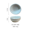 Axyaa Japanese Ceramic Seasoning Plate for Home & Restaurant Decor