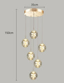 Axyaa Modern LED Pendant Light Chandeliers for Home Decor and Indoor Lighting