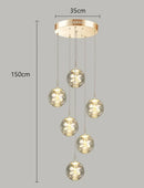 Axyaa Ring LED Pendant Light Chandeliers for Modern Living & Dining Room Lighting