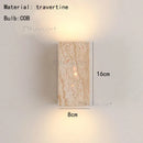 Axyaa Natural Stone Wall Lamp Sconce for Foyer Bedroom Dining Room