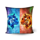 Axyaa Animal Print Cushion Cover - Stylish Polyester Throw Pillow for Home Decor