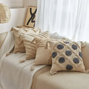 Axyaa Bohemian Tufted Tassel Throw Pillow Covers - Modern Home Decor