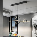 Axyaa Modern Chandelier Pendant for Dining Room - Indoor Hanging Ceiling Lamp