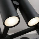 Axyaa Nordic U-shaped Water Pipe Chandelier: Rotatable LED Lighting Fixture