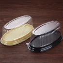 Axya Oval Plastic Cake Mousse Box for Weddings & Events