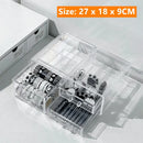 Axyaa Desk Organizer: Pen Pencil Holder with Drawer, Multi-functional Stationery Storage Box