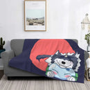 Axyaa Ranga And Rimuru Chibi Fleece Blankets - Spring/Autumn Warm Throw for Sofa & Bedroom