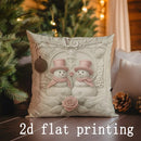 Axyaa Christmas Prints Pattern Cushion Cover for Sofa, Bedroom, Car - Decorative Pillow Cover