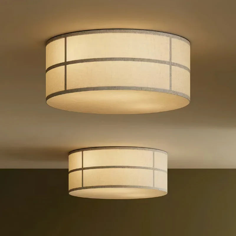 Axyaa Wabi Sabi Fabric Ceiling Chandelier for Home and Hospitality Settings