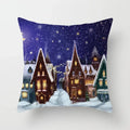Axyaa Christmas Home Pillowcases Printed Bed Decoration Cushion Covers