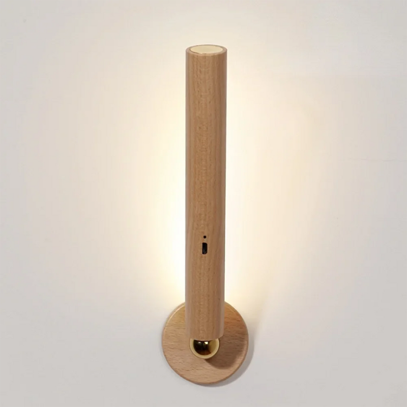 Wooden LED Wall Lamp Modern Adjustable Lighting Nordic Design Axya Brand