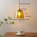 Axyaa Green Glass LED Pendant Lights - Modern Hanging Lamp for Home Decor