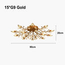 Axyaa Crystal Ceiling Light Tree Branch Modern Minimalist American Style
