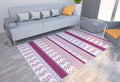 Axyaa Geometric Print Carpet for Boho Home Decor