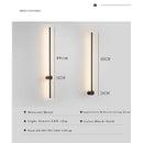 Axyaa Modern Minimalist LED Wall Lamp for Indoor Living Room, Bedroom, Dining Room