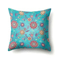 Abstract Geometric Bohemian Pillowcase in Colorful Exotic Style by Axyaa