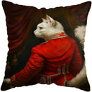 Nordic Cat Dogs Vintage Painting Pillow Cover 45x45cm for Home Hotel Sofa Bed