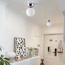 Axyaa LED Glass Iron Ceiling Light - Modern Nordic Style Home Indoor Lighting
