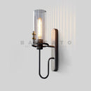 Axyaa Glass Lampshade Wall Lamp | Minimalist American Countryside LED Decoration